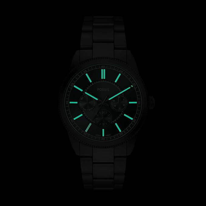 Fossil Pearson Black Quartz Stainless Steel Watch