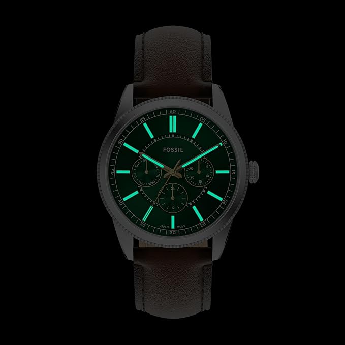 Fossil Pearson Brown Quartz Leather Watch