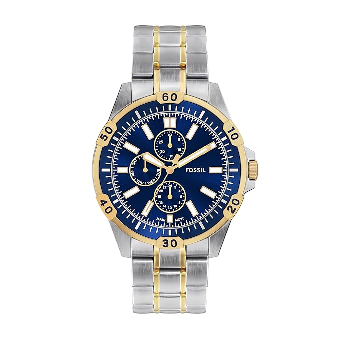 Fossil Garrett Multicolor Quartz Stainless Steel Watch