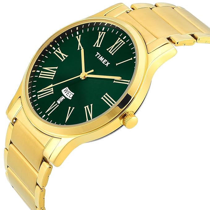 TIMEX Analog Watch for Man with Round Dial & Water Resistant Men's Wrist Watches