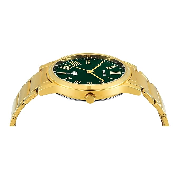 TIMEX Analog Watch for Man with Round Dial & Water Resistant Men's Wrist Watches