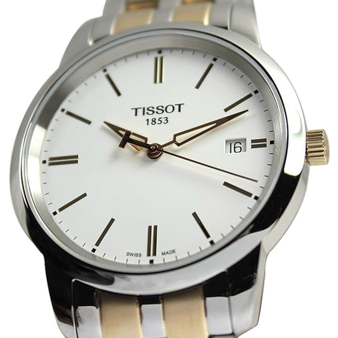 TISSOT Men's Unisex T Classic Dream Multicolor Stainless Steel Multicolor Metal Bracelet Digital Watch