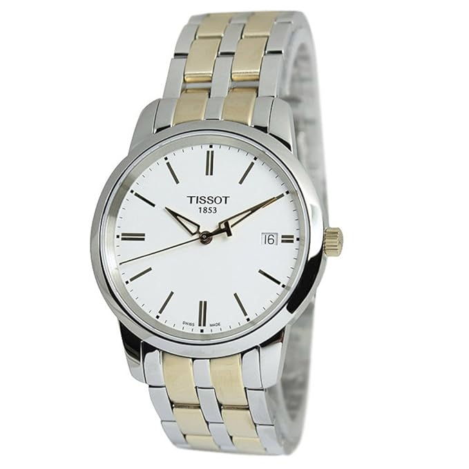 TISSOT Men's Unisex T Classic Dream Multicolor Stainless Steel Multicolor Metal Bracelet Digital Watch