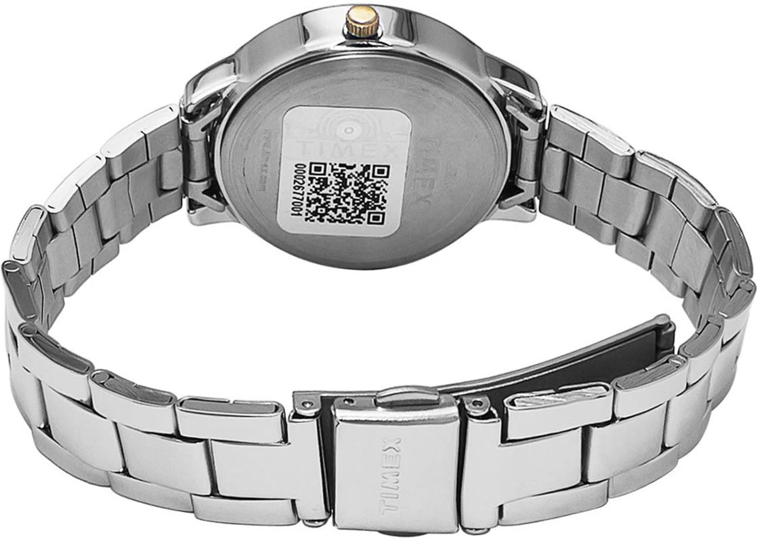 TIMEX Analog Watch for Women with Silver Round Dial & Silver Stainless Steel Bracelet