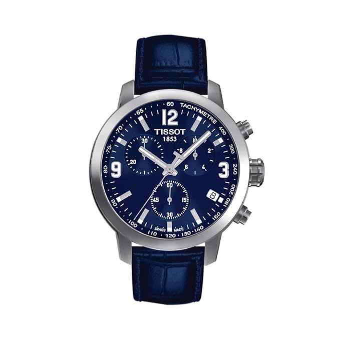 Tissot PRC 200 Chronograph Blue Dial Men's Watch