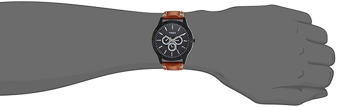 TIMEX Analog Watch for Men with Round Dial & Water Resistant Man's Wrist Watches