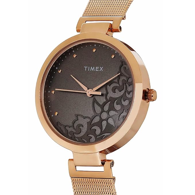 TIMEX Analog Watch for Women with Round Dial & Water Resistant Women's Wrist Watches