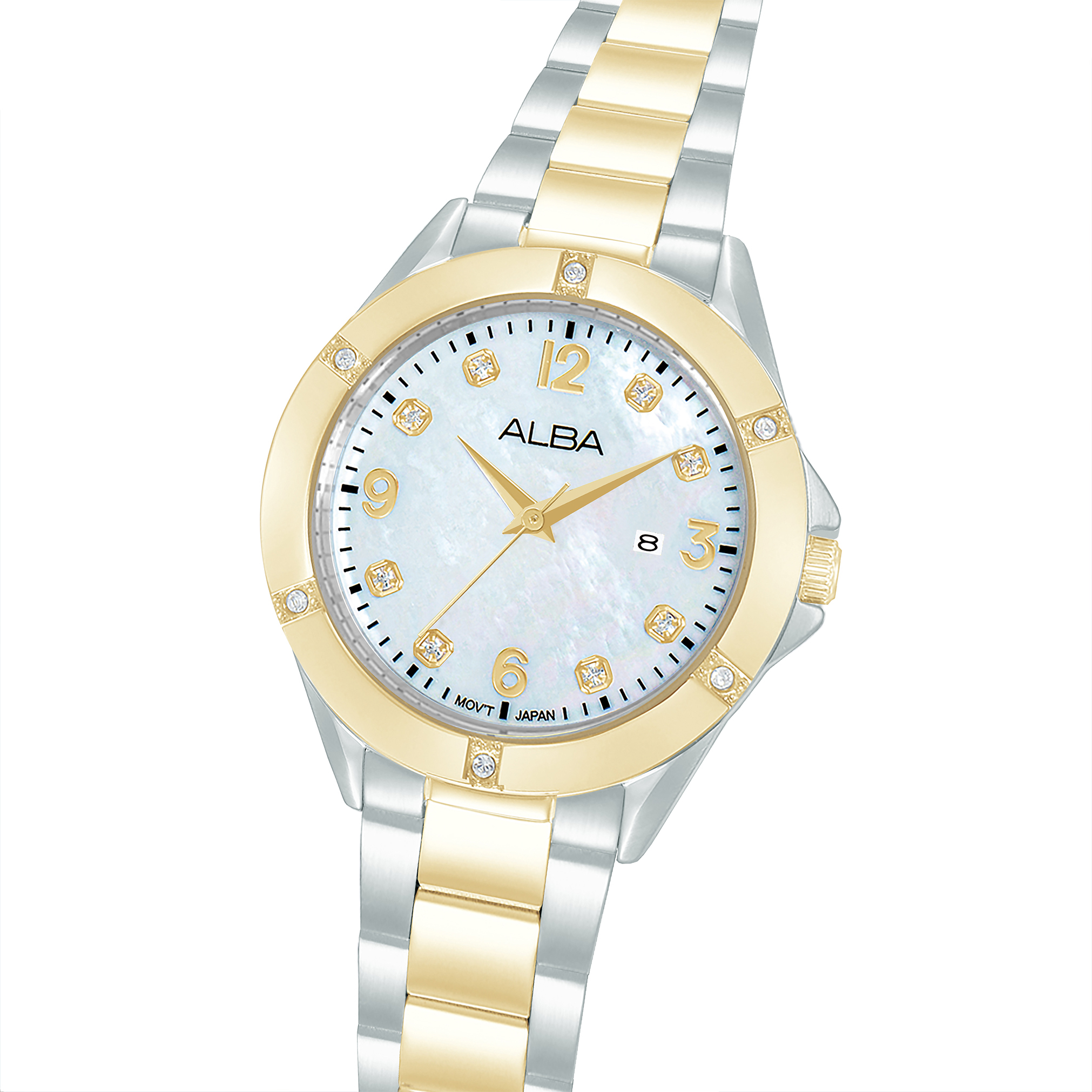 Radiant Pearl Gold Accent Watch