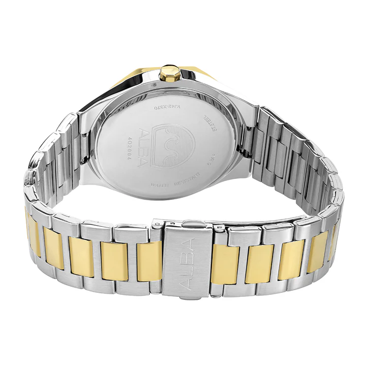 ALBA Round Wrist Watch AS9U52X1, Men's Sporty Timepiece