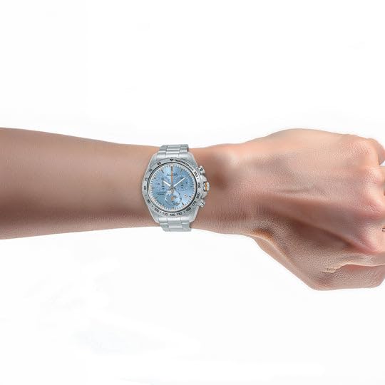 Alba Men's Light Blue Dial Chronograph Watch