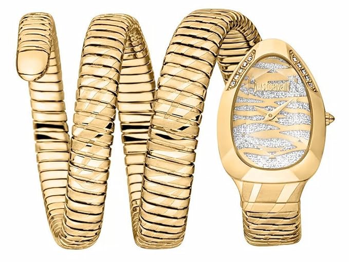 Just Cavalli JC1L226M0025 Serpente Logo Watch for Women