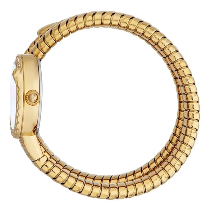 Just Cavalli Women Watch, Two Tone Silver & Rose Gold Color Case, Silver Dial, Two Tone Silver & Rose Gold Color Metal Bracelet, 2 Hands, 3 ATM