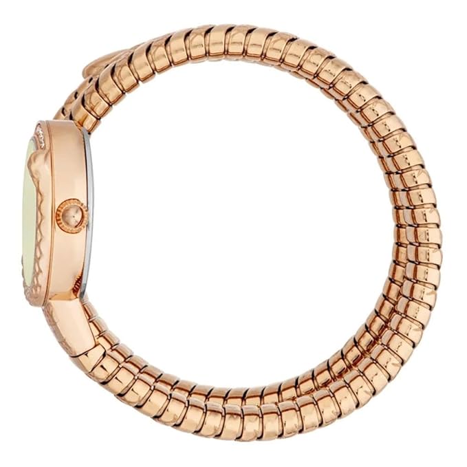 Just Cavalli Women Watch, Two Tone Silver & Rose Gold Color Case, Silver Dial, Two Tone Silver & Rose Gold Color Metal Bracelet, 2 Hands, 3 ATM