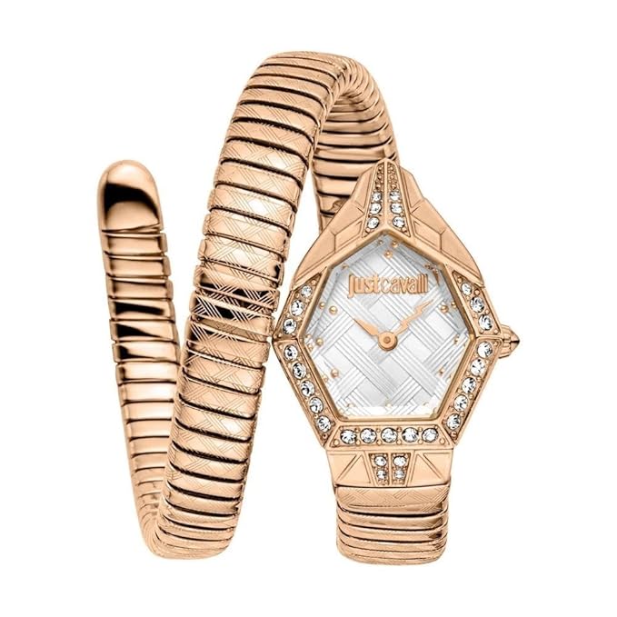 Just Cavalli JC1L303M0045 Ornato Snake Analog Watch for Women