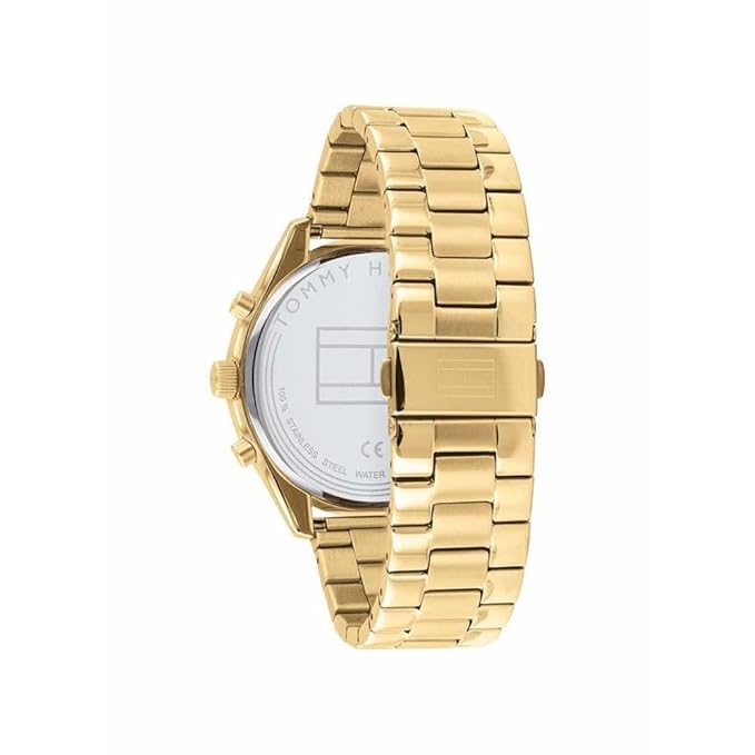 Tommy Hilfiger Mens Bennett Silver White Dial Analogue Watch
