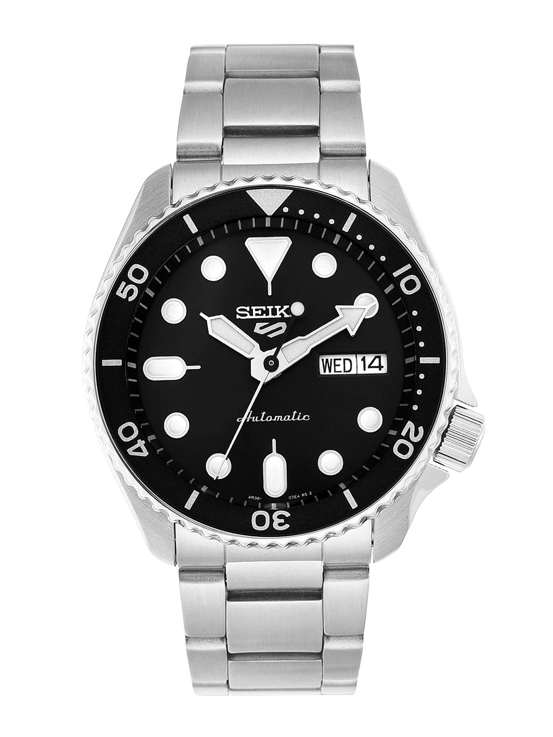 Seiko Analog Black Dial Men's Watch