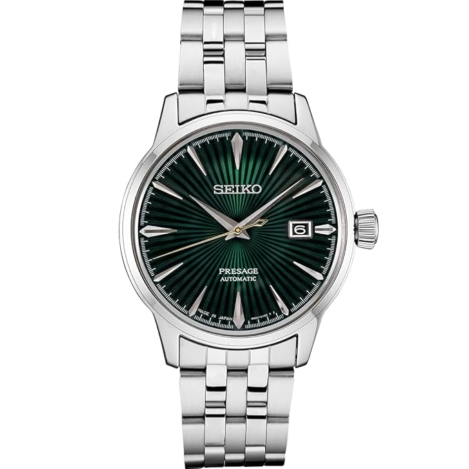 SEIKO Automatic Watch for Men - Presage Collection - with Date Calendar - 50M Water Resistant
