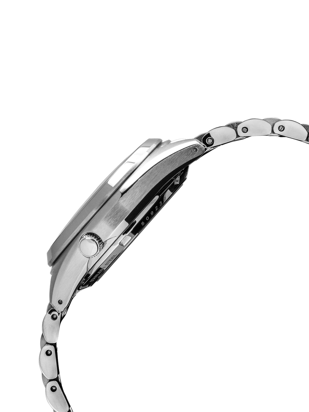 Seiko Stainless Steel Analog Blue Dial Men's Watch-Srpk87K1, Band Color-Silver