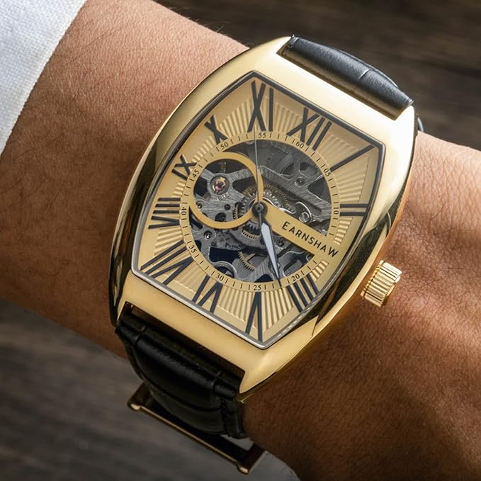 EARNSHAW Beauchamp Analog Gold Dial Men's Watch