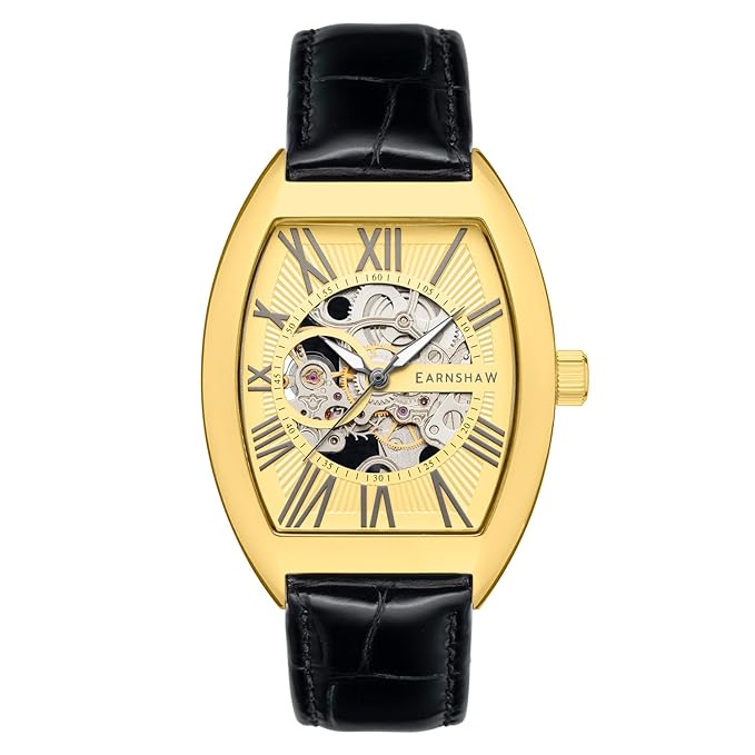 EARNSHAW Beauchamp Analog Gold Dial Men's Watch
