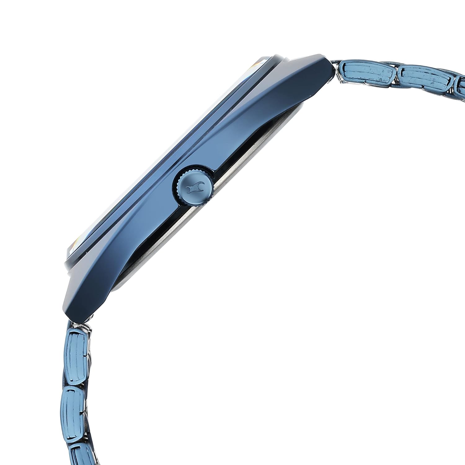 Fastrack Snob X Quartz Analog with Day and Date Blue Dial Blue Metal Strap Watch for Guys