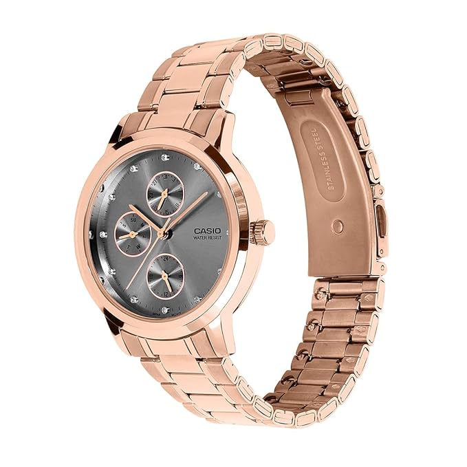 Casio Enticer Ladies LTP-SN6KR-8A Analog Grey Dial Watch