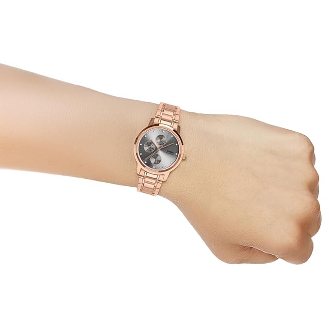 Casio Enticer Ladies LTP-SN6KR-8A Analog Grey Dial Watch