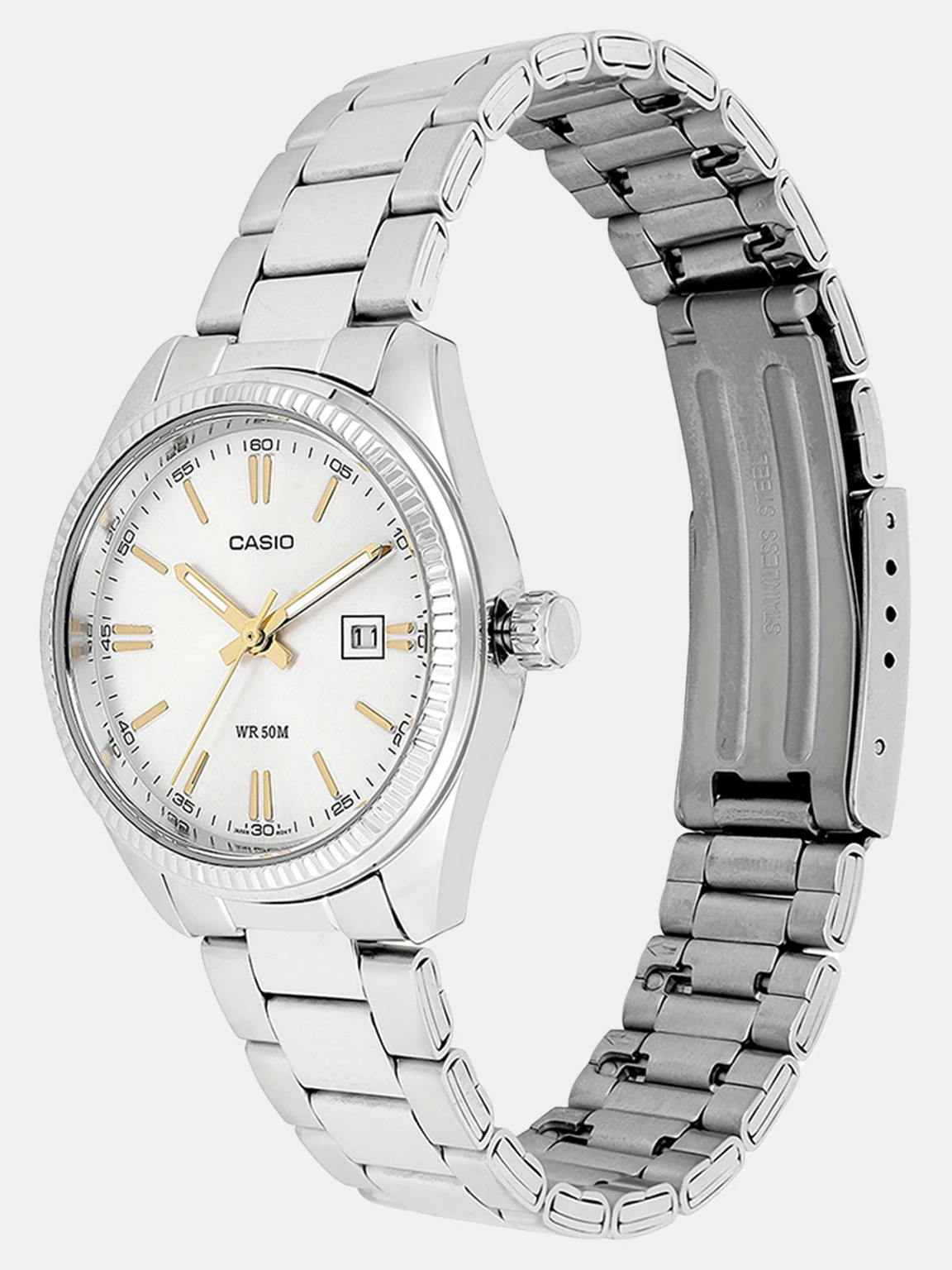 Enticer Women Quartz White Dial Analog Stainless Steel Watch