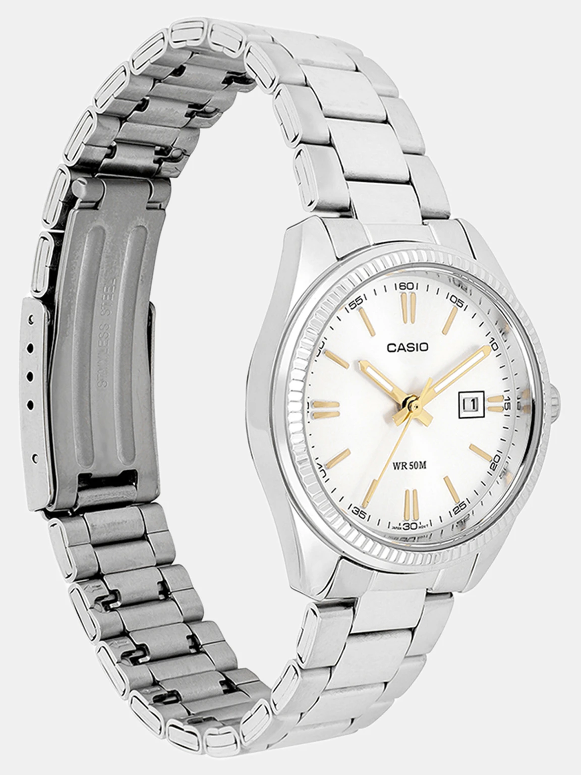 Enticer Women Quartz White Dial Analog Stainless Steel Watch