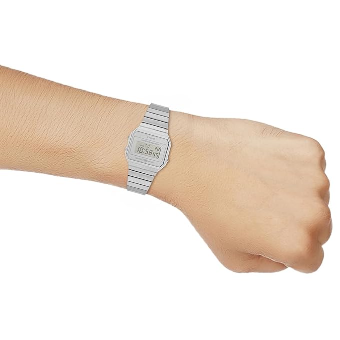 Casio Vintage A700WEV-7ADF Digital Silver Dial Unisex