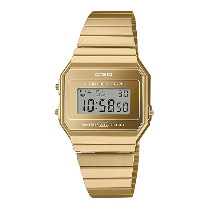 Casio Vintage A700WEVG-9ADF Digital Gold Dial Unisex