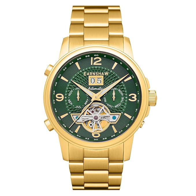 EARNSHAW Marylebone Grand Analog Green Dial Men's Watch