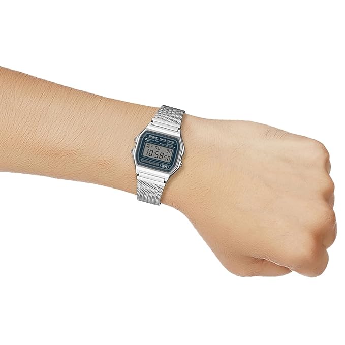 Casio Vintage A158WEM-3DF Digital Dark Green Watch Unisex