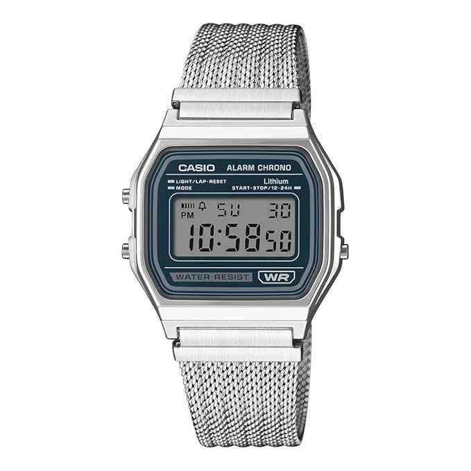Casio Vintage A158WEM-3DF Digital Dark Green Watch Unisex