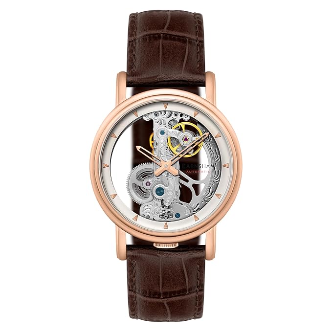 EARNSHAW Fowler Analog White Dial Men's Watch