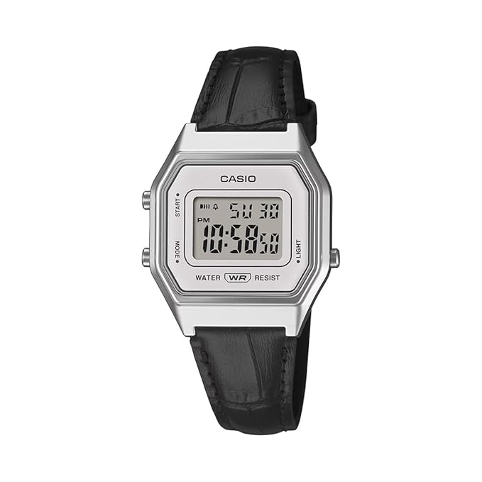 Casio Vintage LA680WEL-1DF Digital White Watch Women
