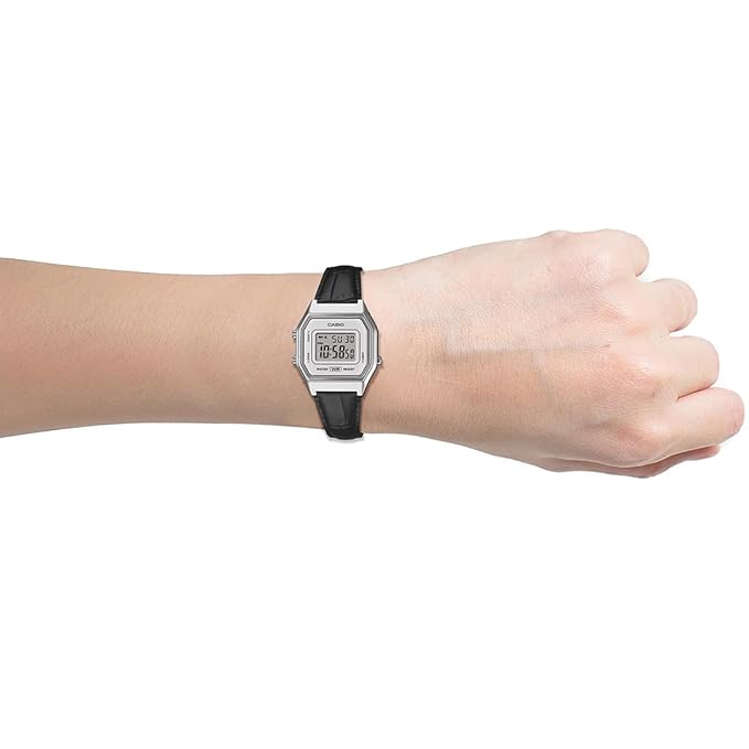 Casio Vintage LA680WEL-1DF Digital White Watch Women