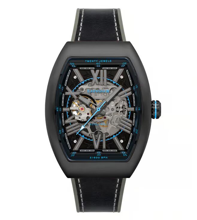 EARNSHAW Supremacy Skeleton Automatic Watch for Men