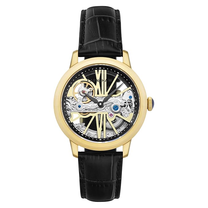 Earnshaw Cornwall Bridge Automatic Gold Round Dial Men's Watch