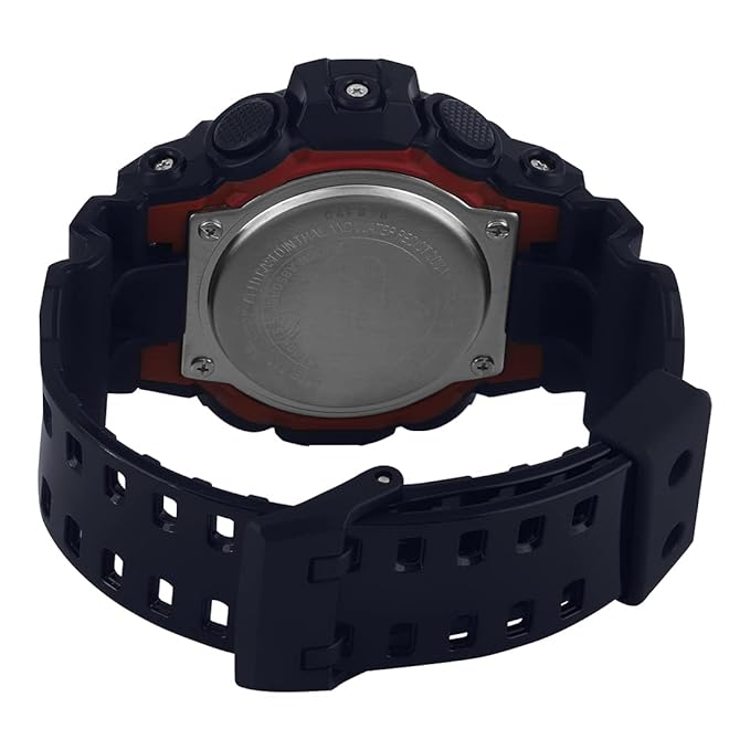 Casio G-Shock GA-700RGB-1ADR Multi-Coloured Analog-Digital Dial Black Resin Strap Men's Watch Shock and 200M Water Resistant