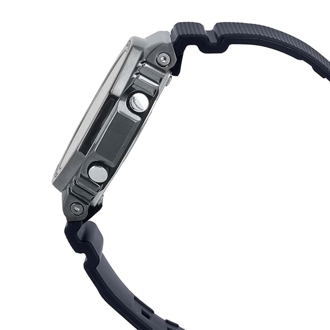 Casio G-Shock GM-2100BB-1ADR Black IP Analog-Digital Dial Resin Strap Men's Watch Shock and 200M Water Resistant