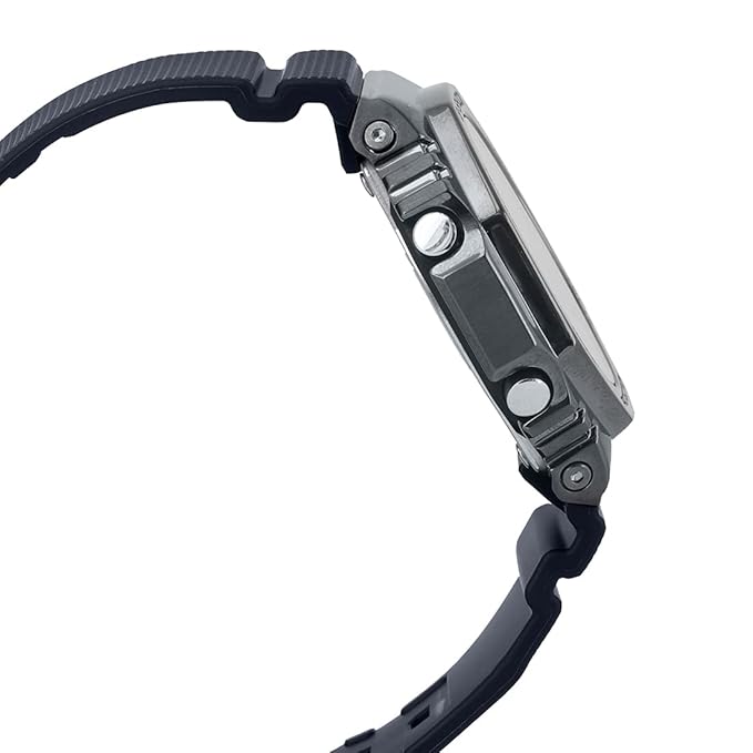 Casio G-Shock GM-2100BB-1ADR Black IP Analog-Digital Dial Resin Strap Men's Watch Shock and 200M Water Resistant