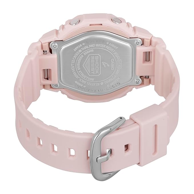Casio G-Shock GMA-P2100SG-4ADR Analog-Digital Pink Dial Women Watch Pink Resin Strap