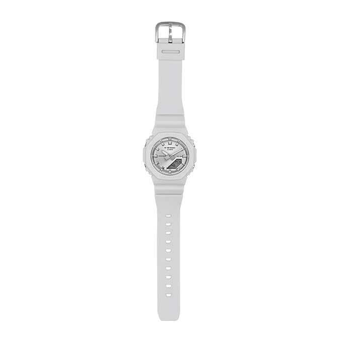 Casio G-Shock GMA-P2100VA-7ADR Analog-Digital White Dial Women Watch White Resin Strap