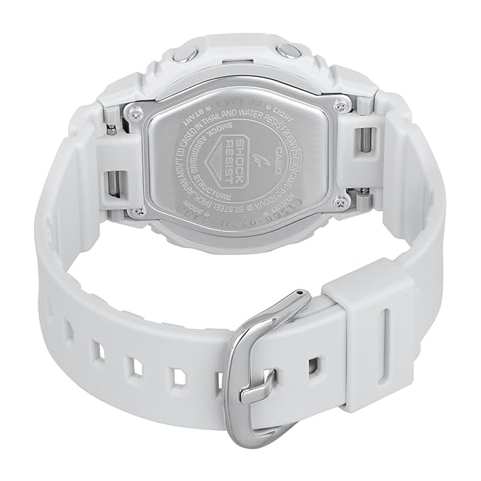 Casio G-Shock GMA-P2100VA-7ADR Analog-Digital White Dial Women Watch White Resin Strap