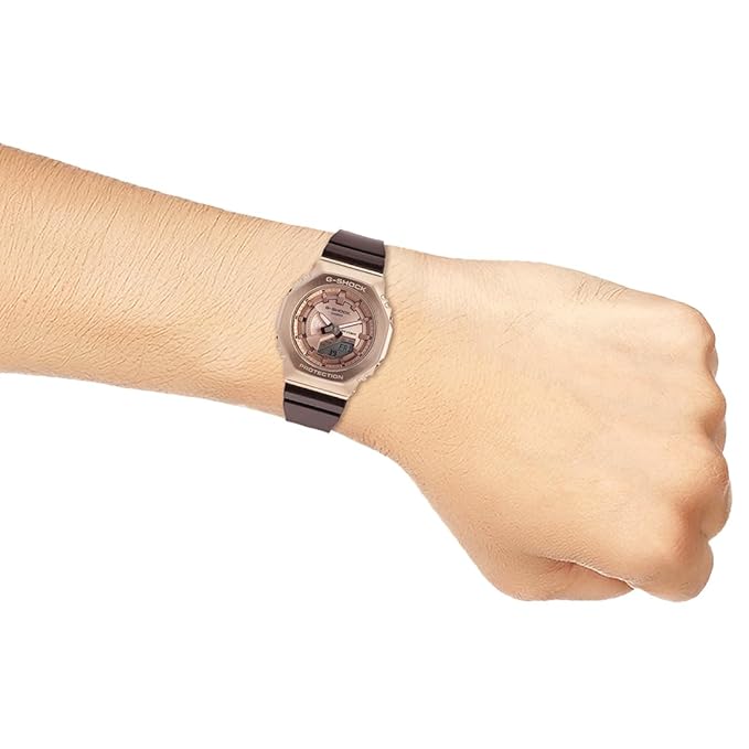 Casio G-Shock Women GM-S2100CB-5ADR Analog-Digital Rose Gold Dial Women