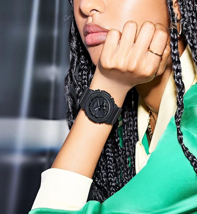 Casio G-Shock GMA-P2100BB-1ADR Analog-Digital Black Dial Women