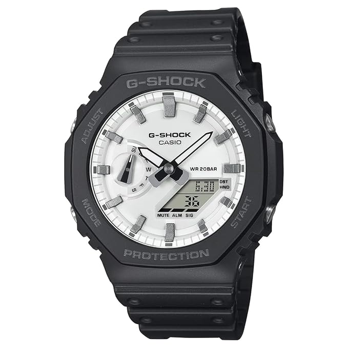 Casio G-Shock GA-2100WD-1ADR Analog-Digital White Dial Men