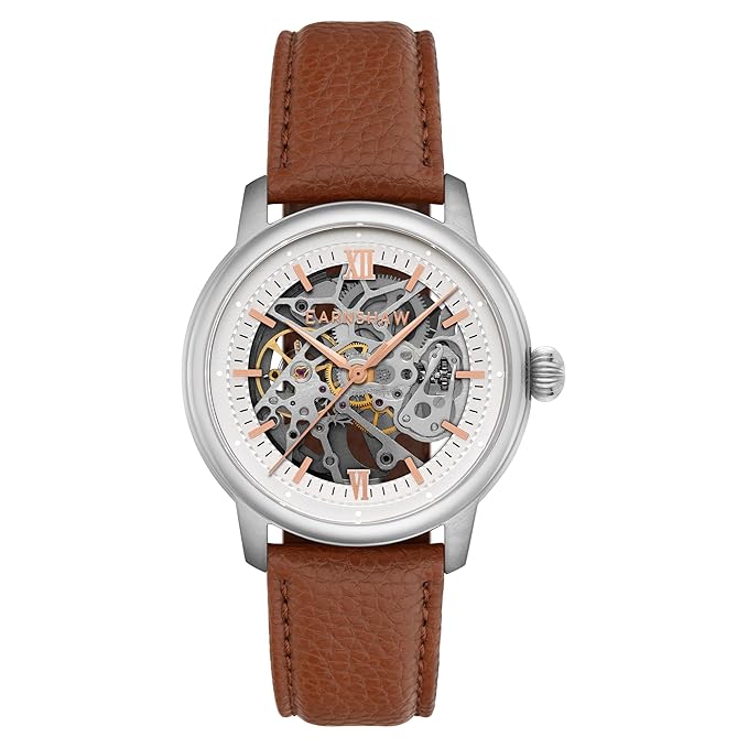 EARNSHAW Analog White Dial Men's Watch