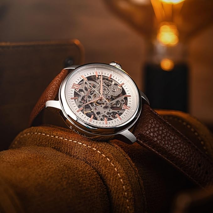 EARNSHAW Analog White Dial Men's Watch